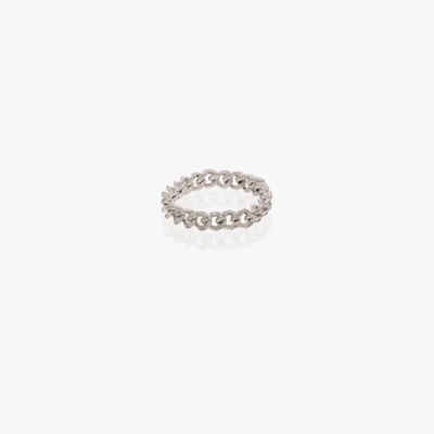 Shop Shay 18k White Gold Baby Link Diamond Ring
