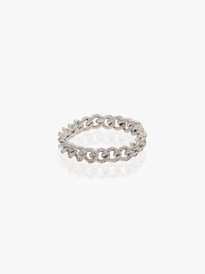 Shop Shay 18k White Gold Baby Link Diamond Ring