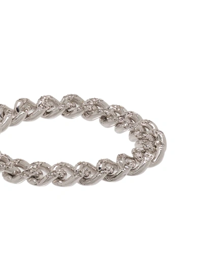 Shay 18kt White Gold Diamond Chain-link Ring In White