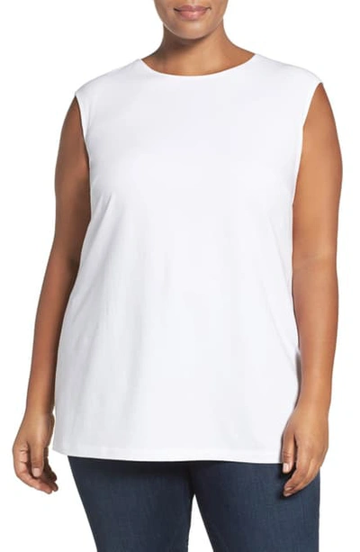 Shop Nic + Zoe 'perfect Layer' Tank In Paper White