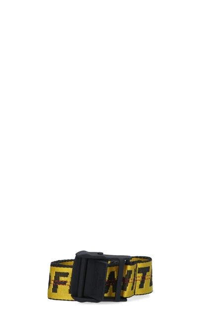Shop Off-white Belt In Yellow