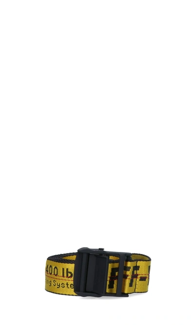 Shop Off-white Belt In Yellow