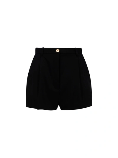 Shop Versace Bermuda Shorts In Black