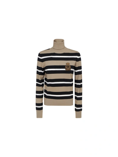 Shop Dolce & Gabbana Turtleneck Sweater In Variante Abbinata