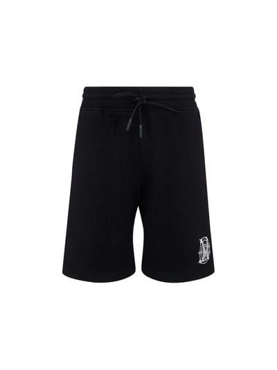 Shop Marcelo Burlon County Of Milan Bermuda Shorts In Black White