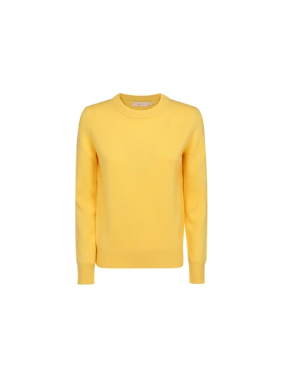 Shop Tory Burch Sweater In Bright Jasmine Yellow