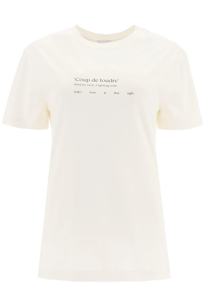 Shop Patou Coup De Foudre Print T-shirt In Coup De Foudre B (white)