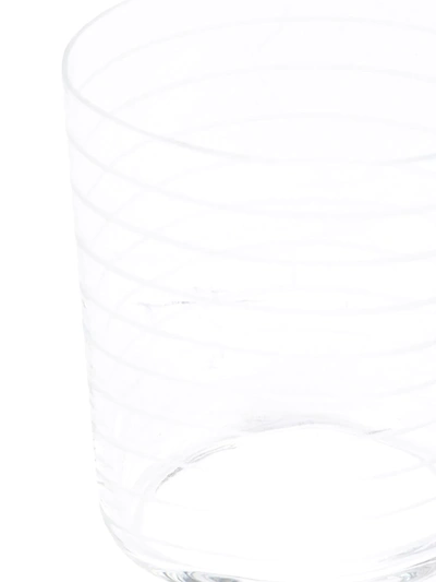 Carlo Moretti Bora Molato Striped Glass In Neutrals