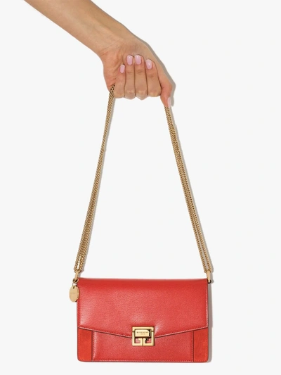 Shop Givenchy Gv3 Mini Bag In Red