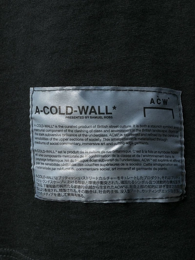 Shop A-cold-wall* Logo-patch Long-sleeve T-shirt In Black