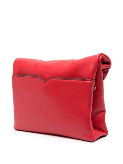 Shop Michael Michael Kors Lola Shoulder Bag In Red