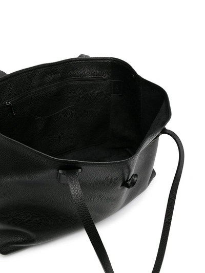 Shop Longchamp Large Roseau Shoulder Bag In Black