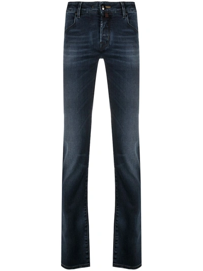 Shop Jacob Cohen Slim-fit Denim Jeans In Blue