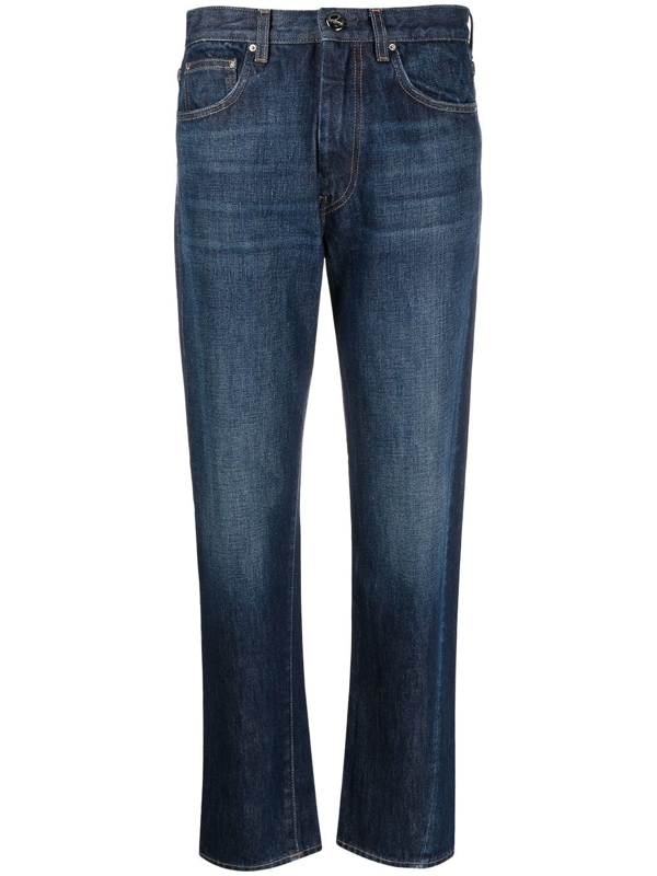 Totême tapered cropped jeans - Blue