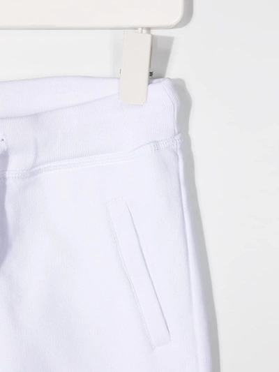 Dsquared2 Logo-print Drawstring Track Pants In White