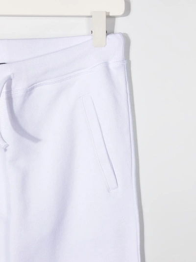 Dsquared2 Logo-print Drawstring Track Pants In White