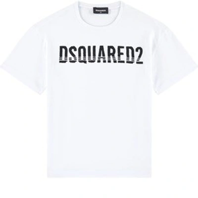 Shop Dsquared2 White Logo T-shirt