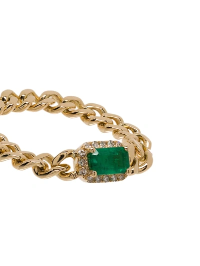 Shop Shay 18kt Yellow Gold Emerald Diamond Ring
