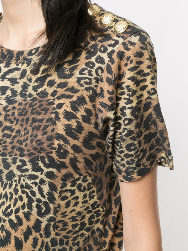 veronica beard leopard top