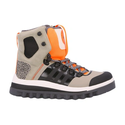 Shop Adidas By Stella Mccartney Eulampis Sneakers In Tecbeige Black Orange