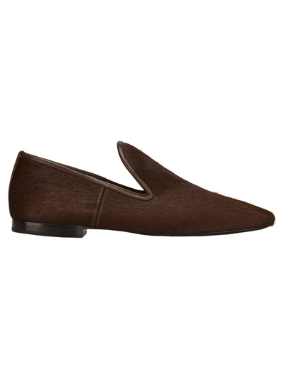 Shop Lemaire Soft Loafer In Brown