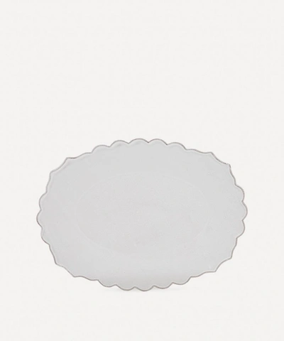 Astier De Villatte Edgar Platter In White