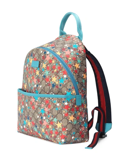 Shop Gucci Star-print Backpack In Neutrals