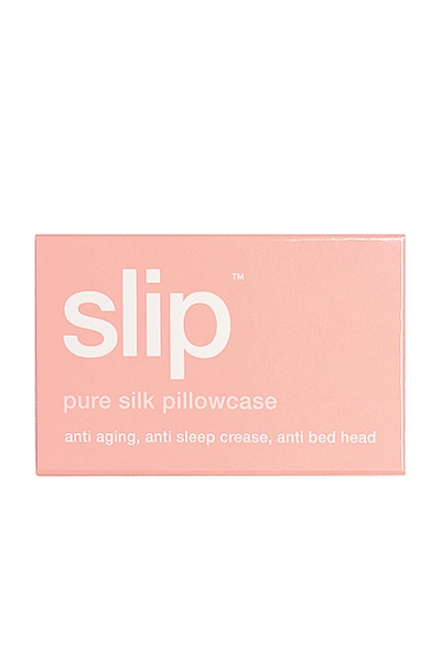 Shop Slip Queen/standard Pure Silk Pillowcase In Pink