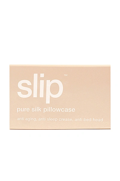 Shop Slip Queen/standard Pure Silk Pillowcase In Caramel