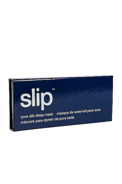 Shop Slip Pure Silk Sleep Mask In Navy
