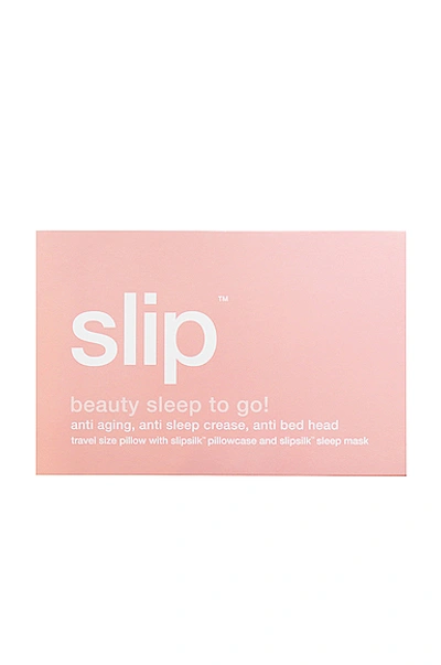 Shop Slip Beauty Sleep On The Go Travel Set In Pink
