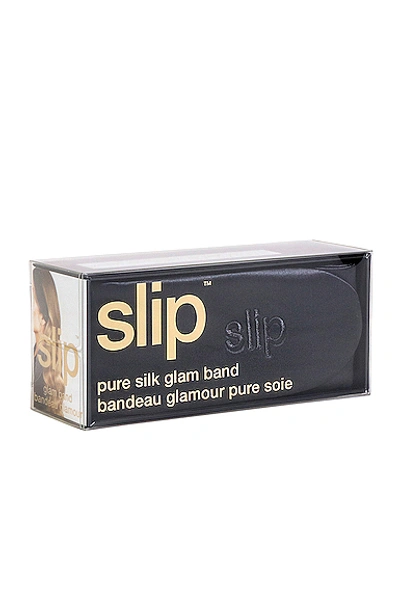 Shop Slip Pure Silk Glam Band In Black