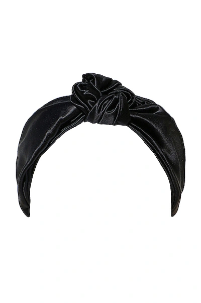 Shop Slip Pure Silk The Knot Headband In Black