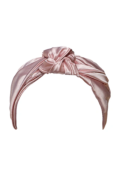 Shop Slip Pure Silk The Knot Headband In Pink