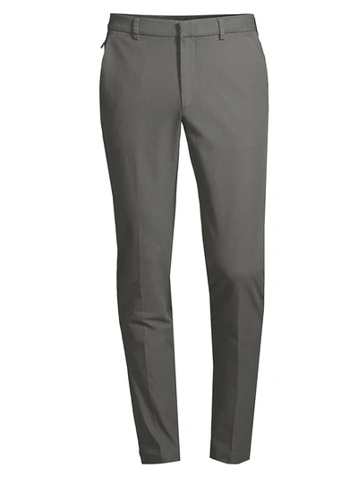Shop Hugo Boss Kaito Travel Trousers In Medium Grey