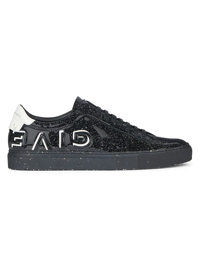 Shop Givenchy Urban Street Logo Low-top Sneakers In Black White