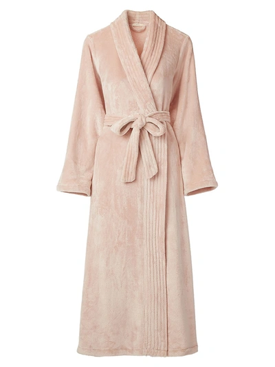 Shop Eberjey Women's The Chalet Plush Robe In Light Blush