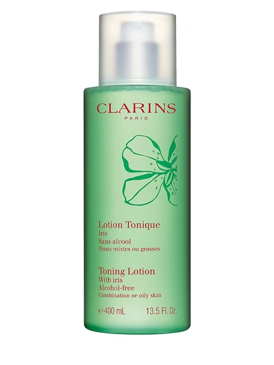 Shop Clarins Women's Toning Lotion With Iris For Combination To Oily Skin