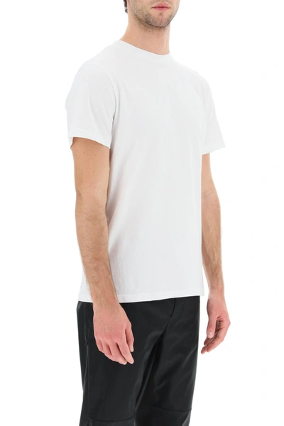 Shop Moncler Genius 6 T-shirt 3-pack In White,grey,black