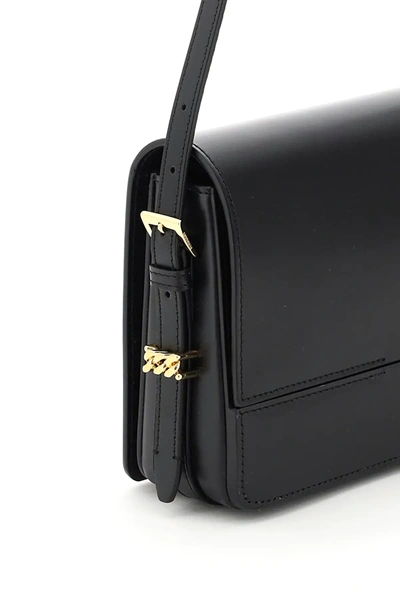 Shop Burberry Grace Shoulder Bag In Black