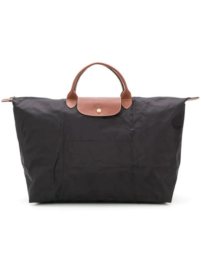 Shop Longchamp Small Le Pliage Original Travel Bag In Black