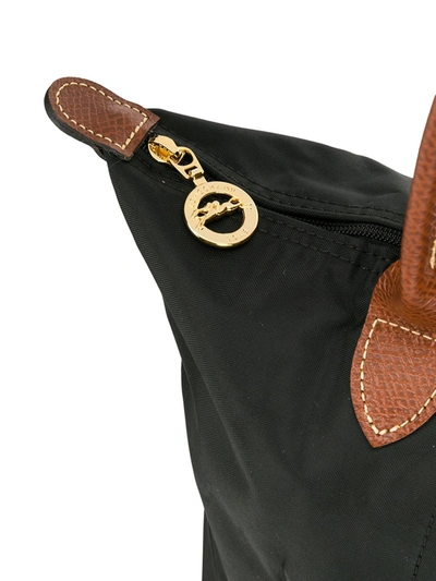 Shop Longchamp Medium Le Pliage Shoulder Bag In Black