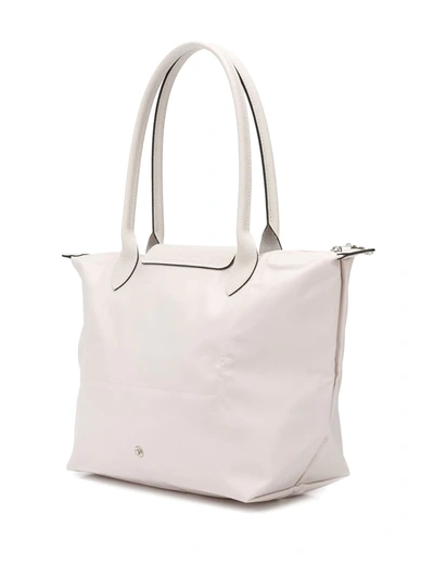 Shop Longchamp Small Le Pliage Shoulder Bag In Neutrals