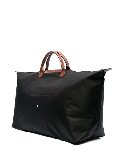 Longchamp Extra Large Le Pliage Travel Bag In Black