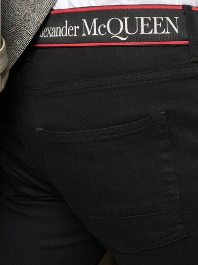 Shop Alexander Mcqueen Slim-fit Jeans In Black