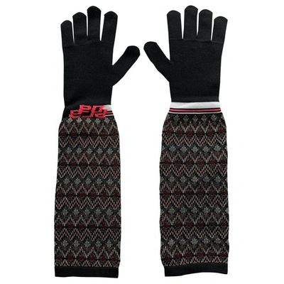 Pre-owned Prada Long Gloves In Black