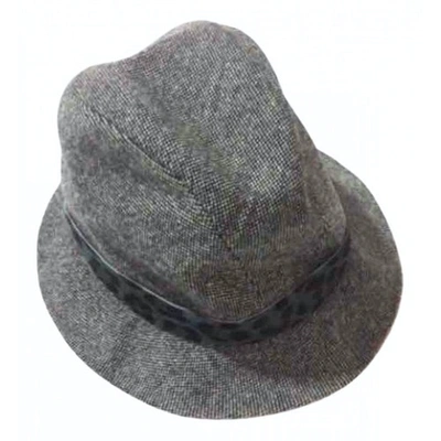 Pre-owned Etro Wool Hat In Grey