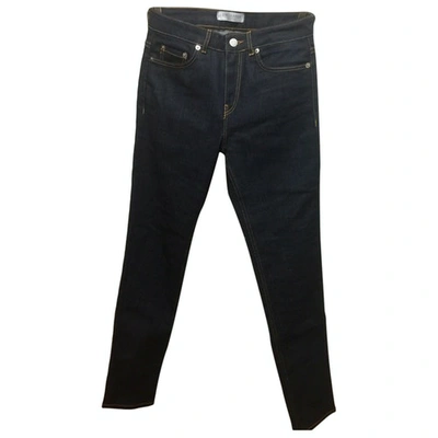 Pre-owned Trussardi Slim Jeans In Blue