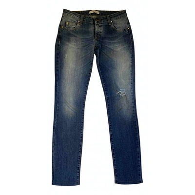 Pre-owned Pierre Balmain Slim Jeans In Blue