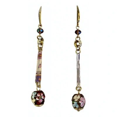 Pre-owned Etro Multicolour Crystal Earrings